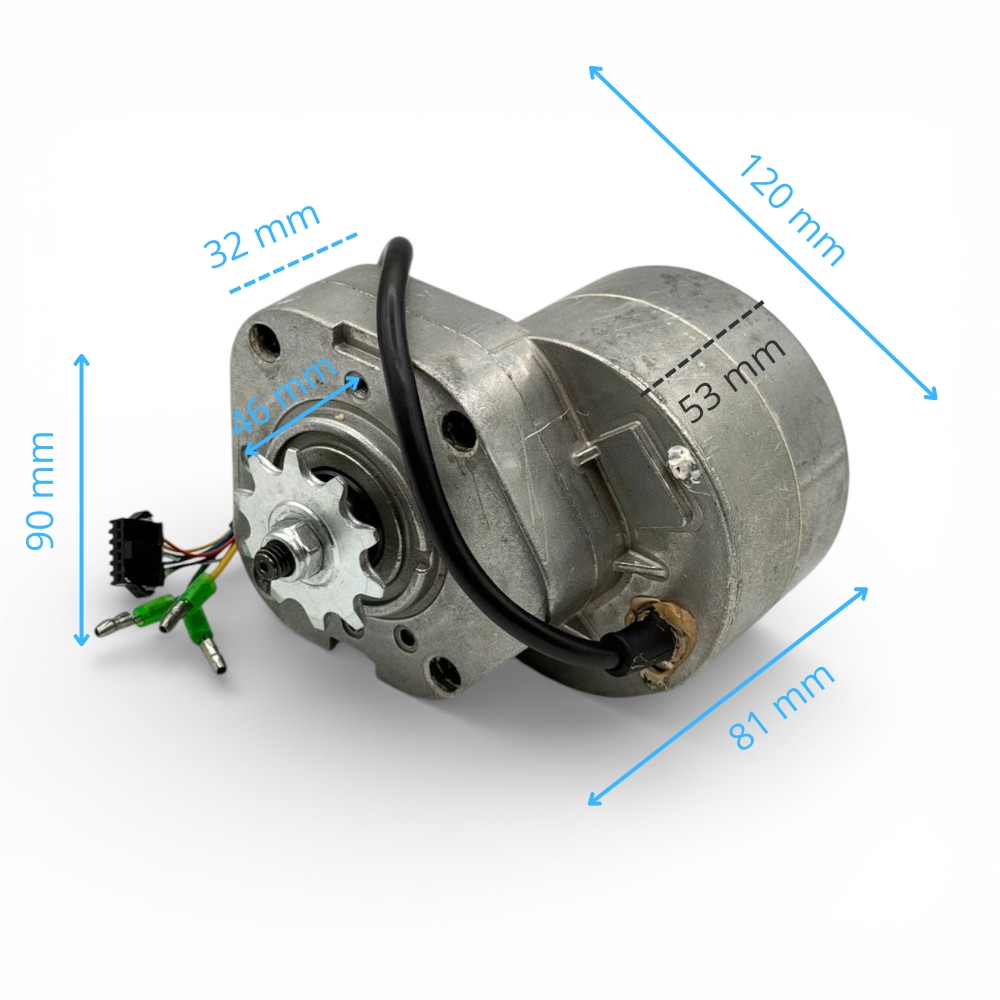 Motor eléctrico 350W 36V Warrior MX-E350 y SX-E350